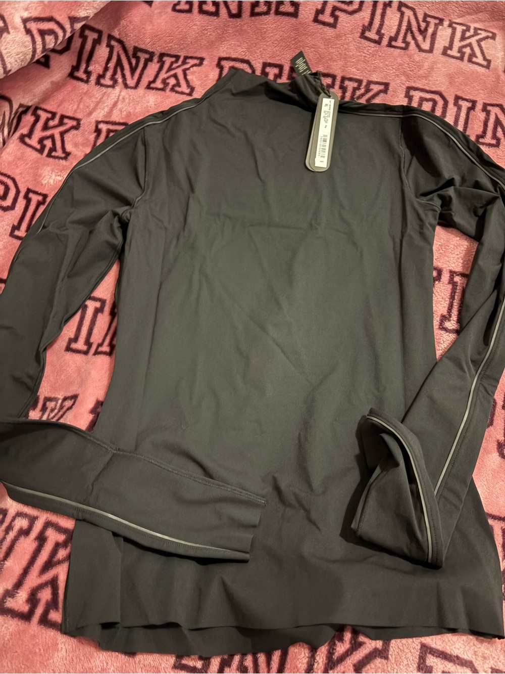 SKIMS Black Long Sleeve Top brand new with tags